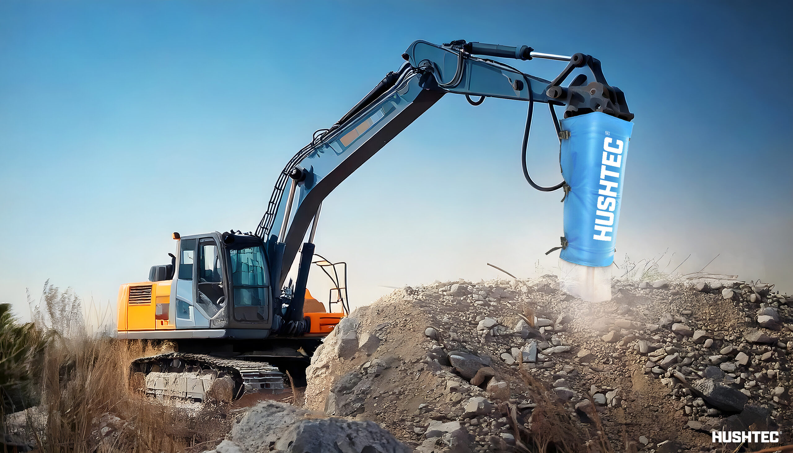 Hushtec Rock Breaker Attachment