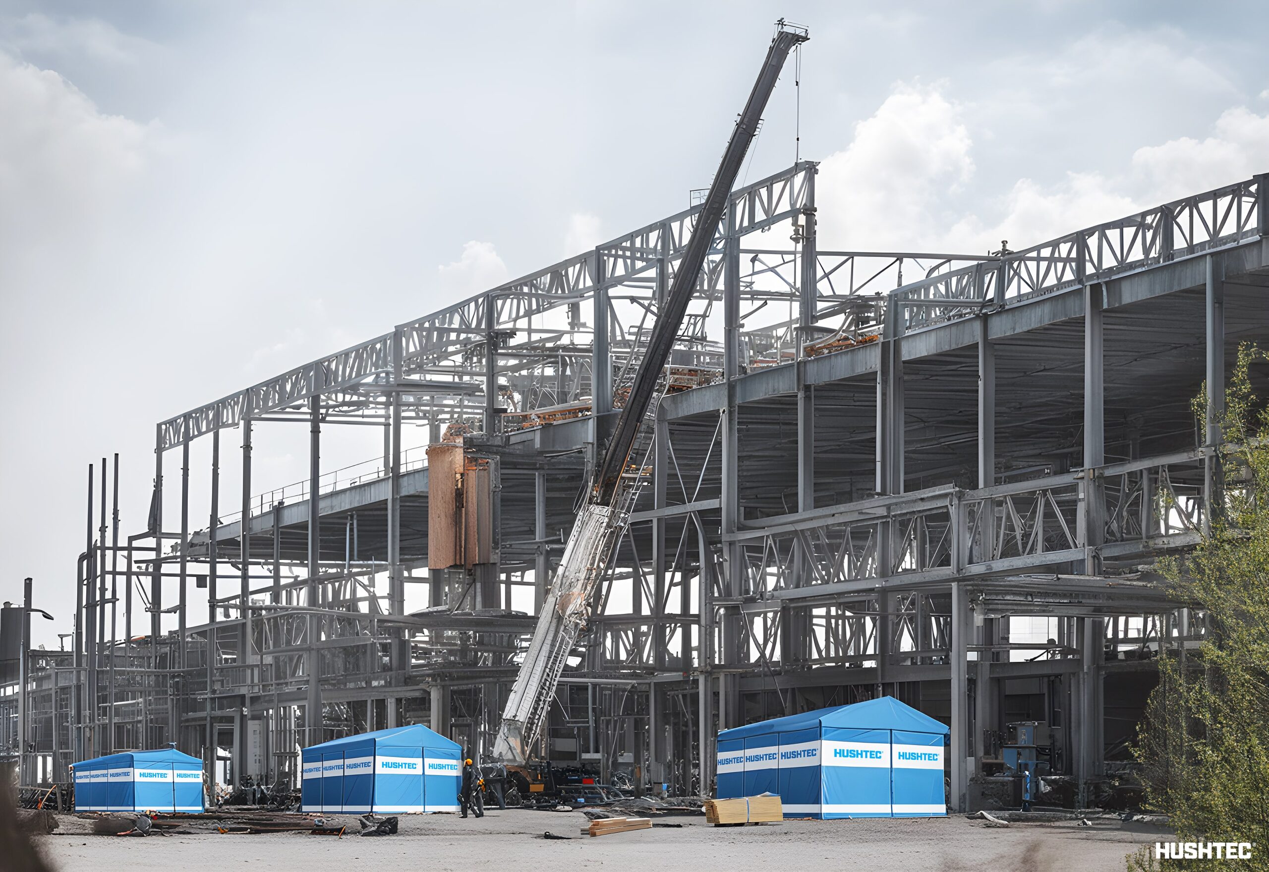 Acoustic Tents for Cranes and Heavy Machinery